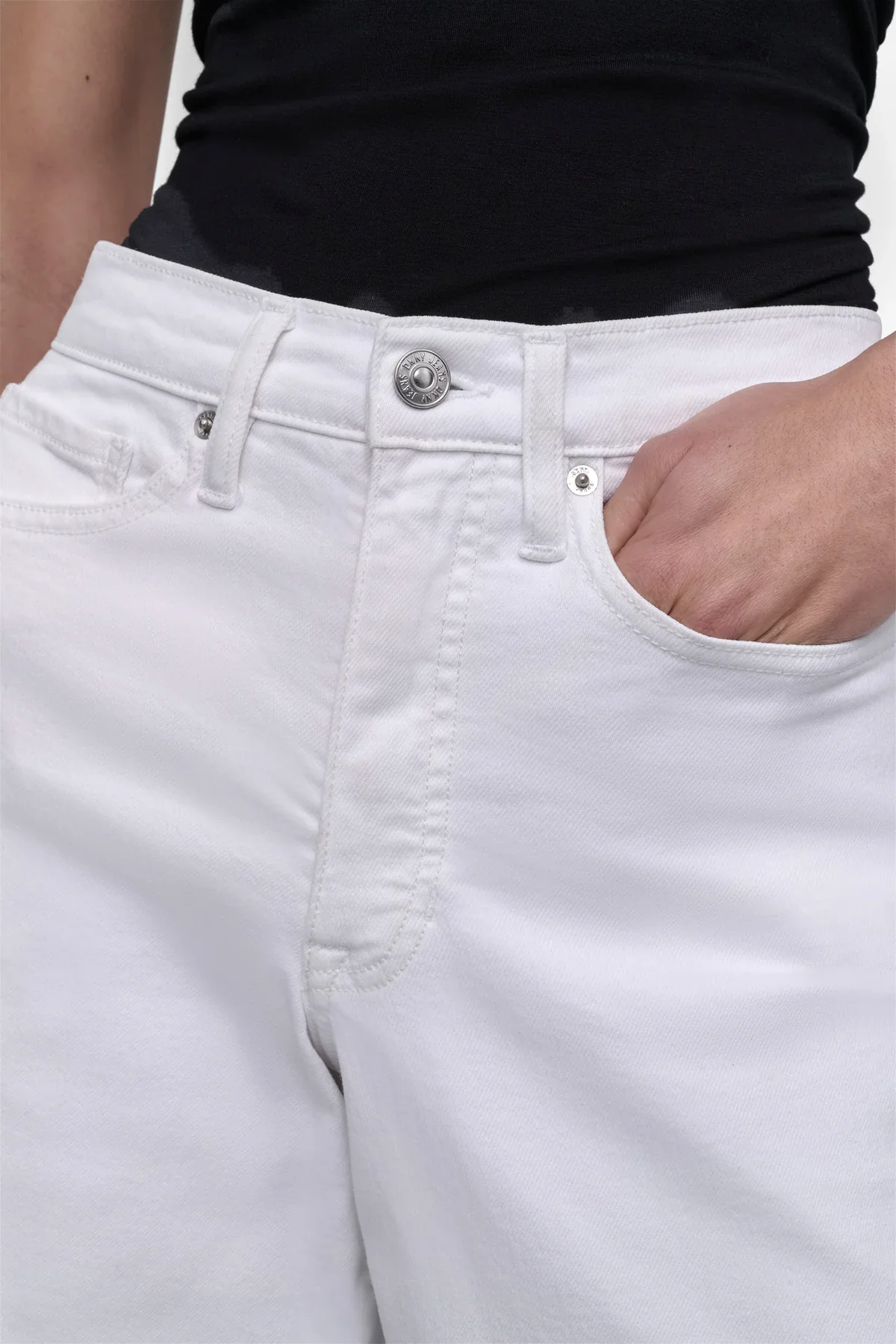 HIGH RISE TAILORED JEANS - Image 4