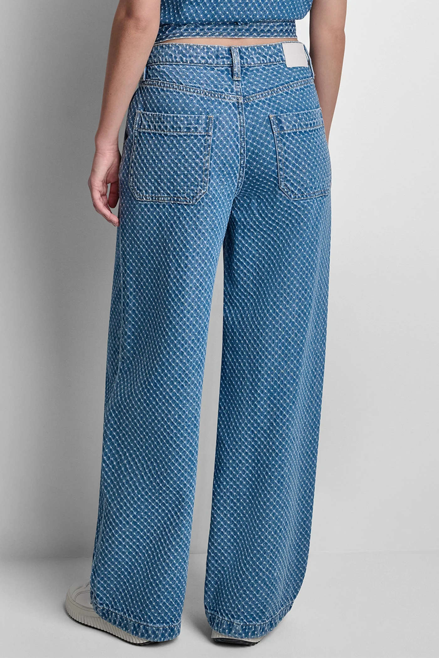 MID RISE WIDE LEG W SLASH - Image 3