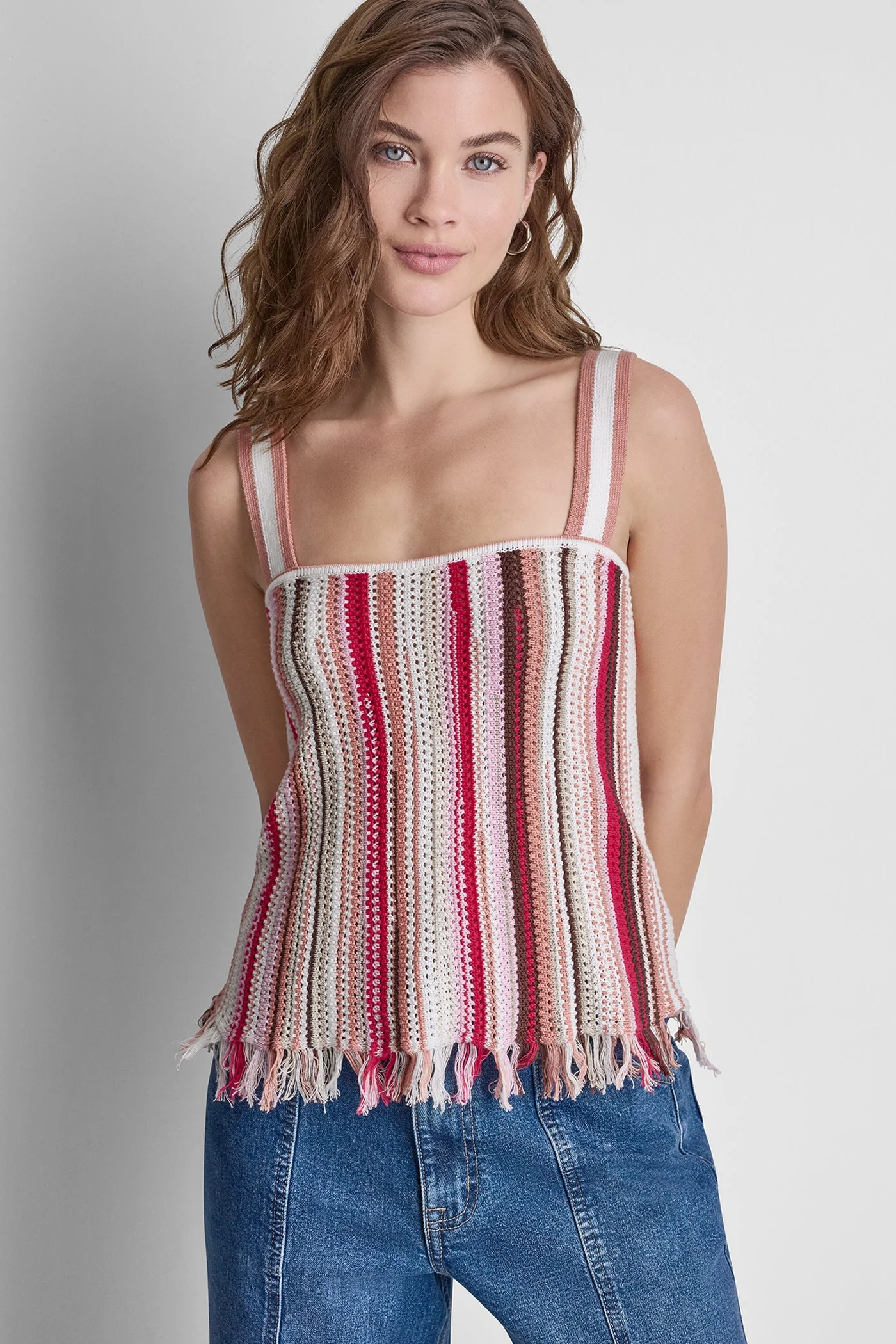 POINTELLE STITCH TOP