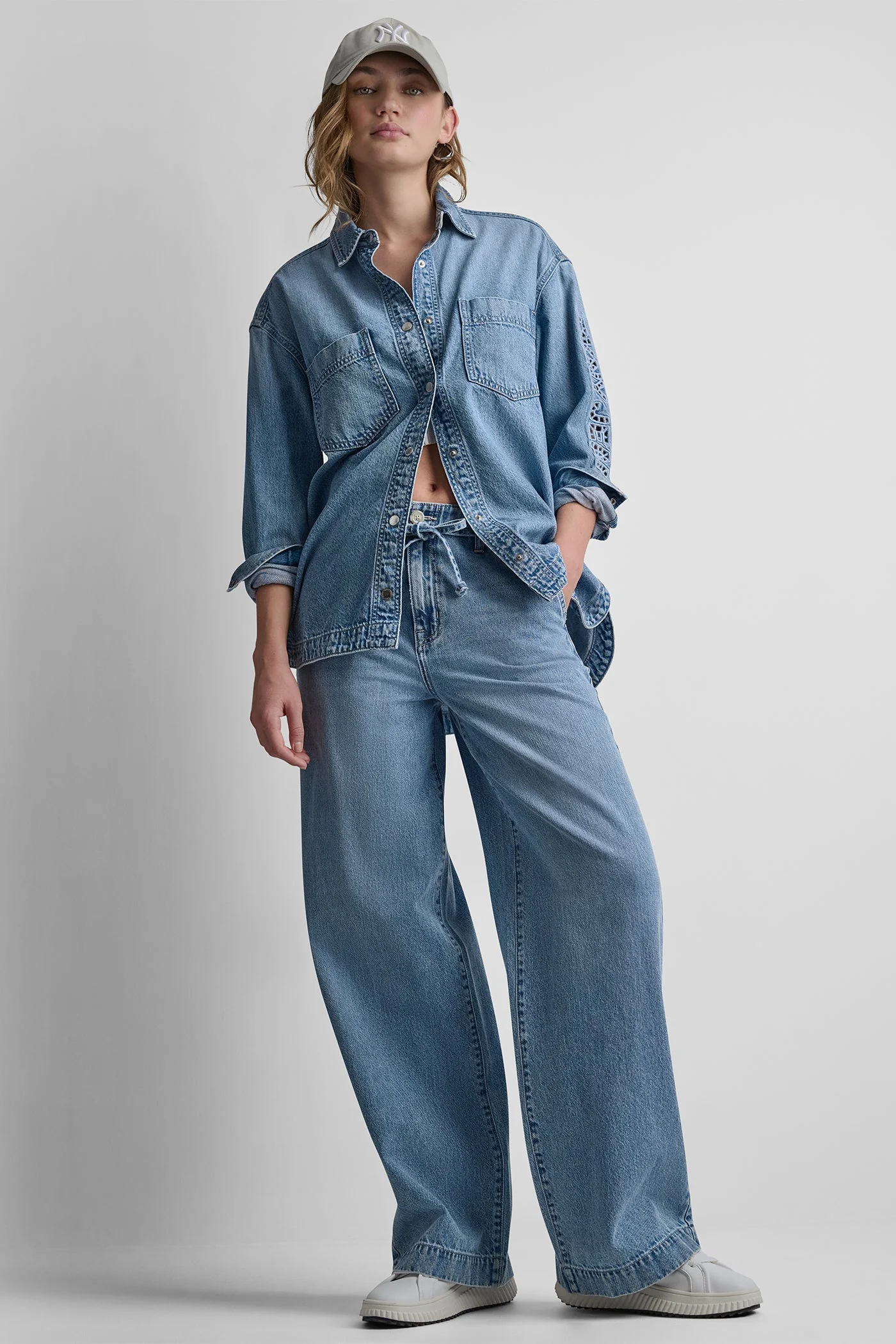 OVERSIZED SHIRT W LONG SLEEVE - Image 2