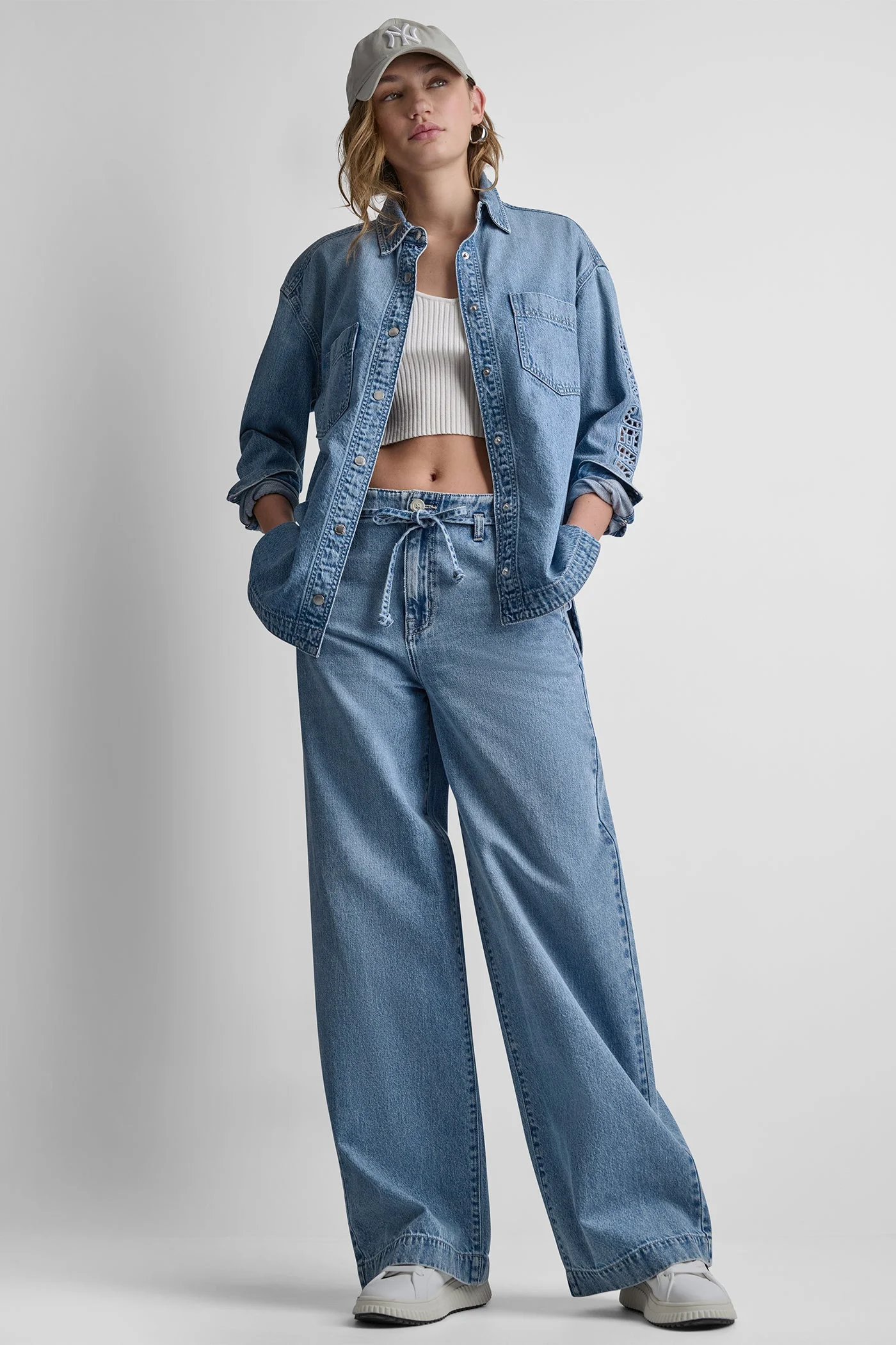 OVERSIZED SHIRT W LONG SLEEVE - Image 8