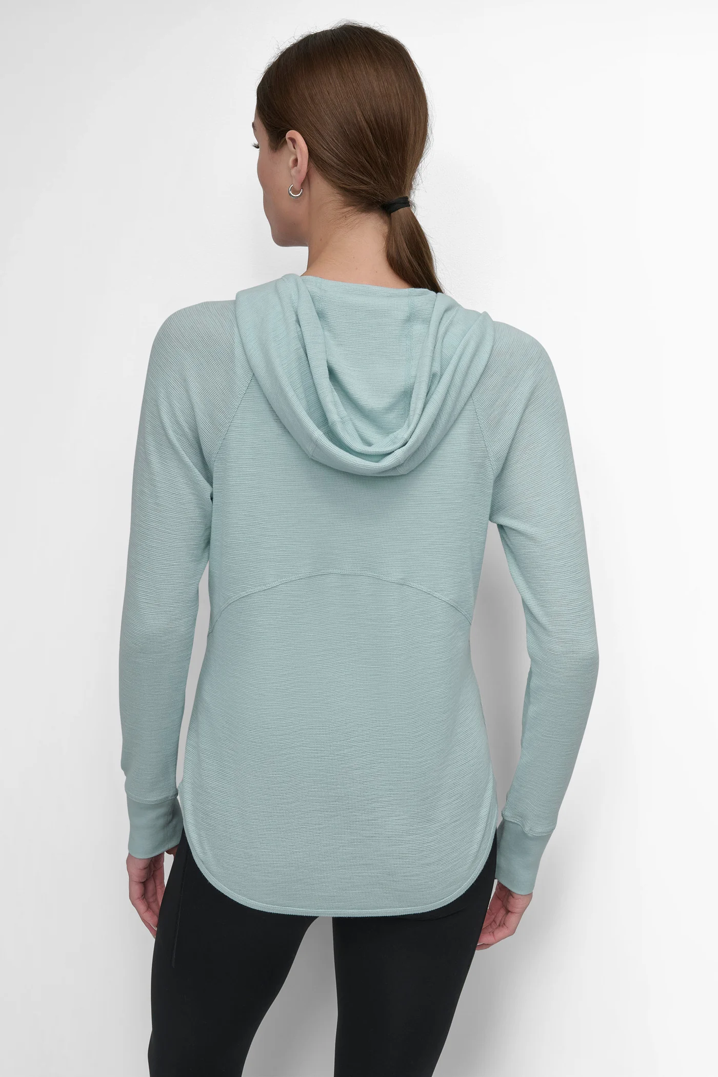COTTON-BLEND SLUB WAFFLE-KNIT HOODIE - Image 7