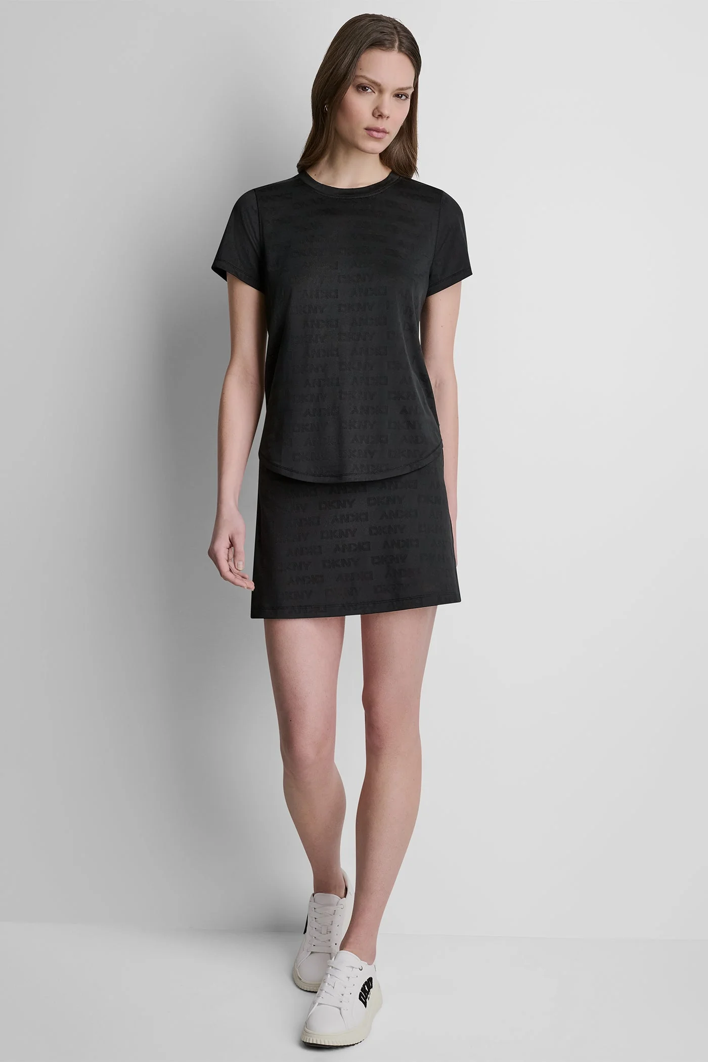STRETCH COTTON-JERSEY LOGO-JACQUARD TEE - Image 3