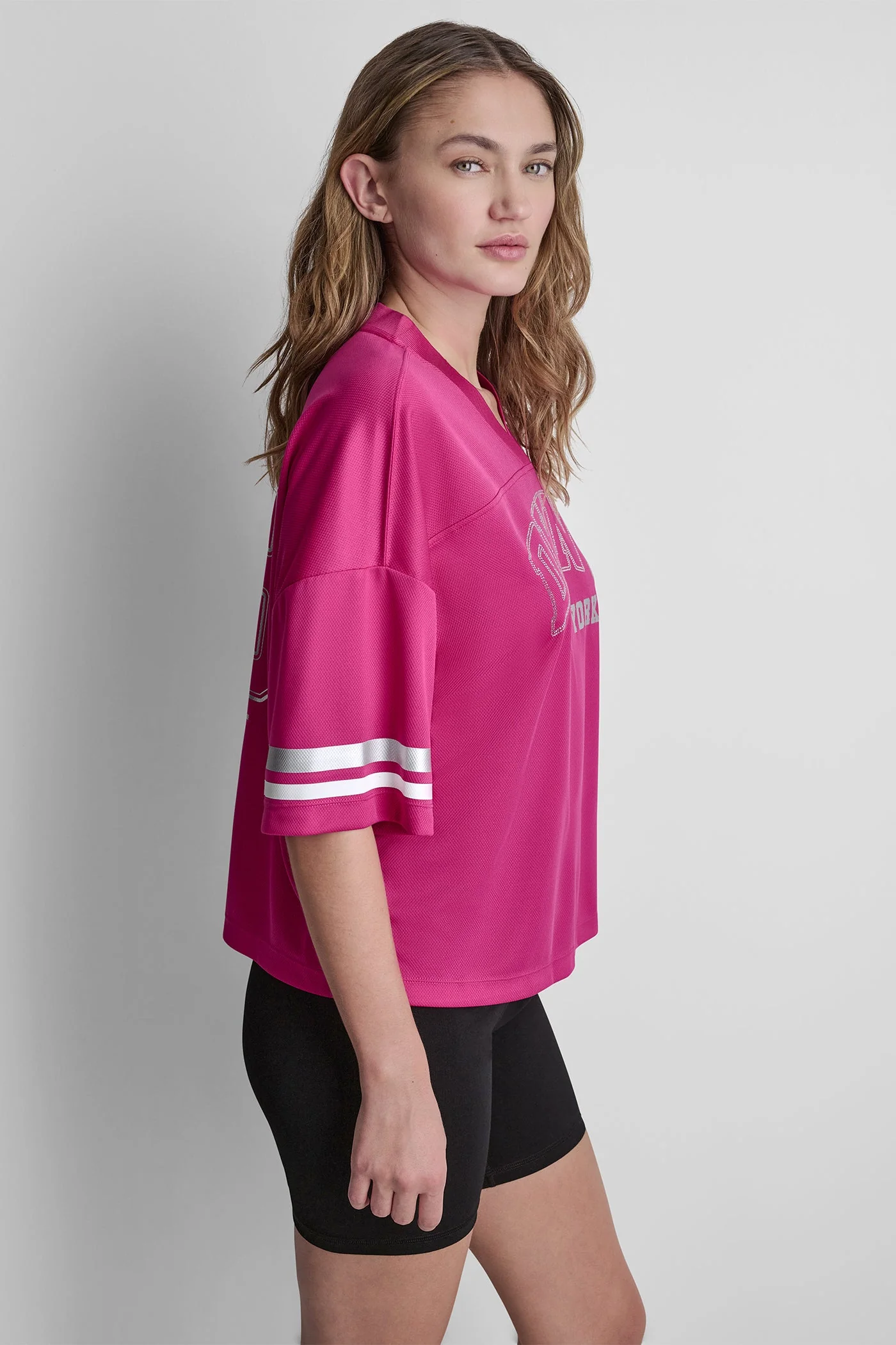 DKNY VARSITY RHINESTONE TOP - Image 5