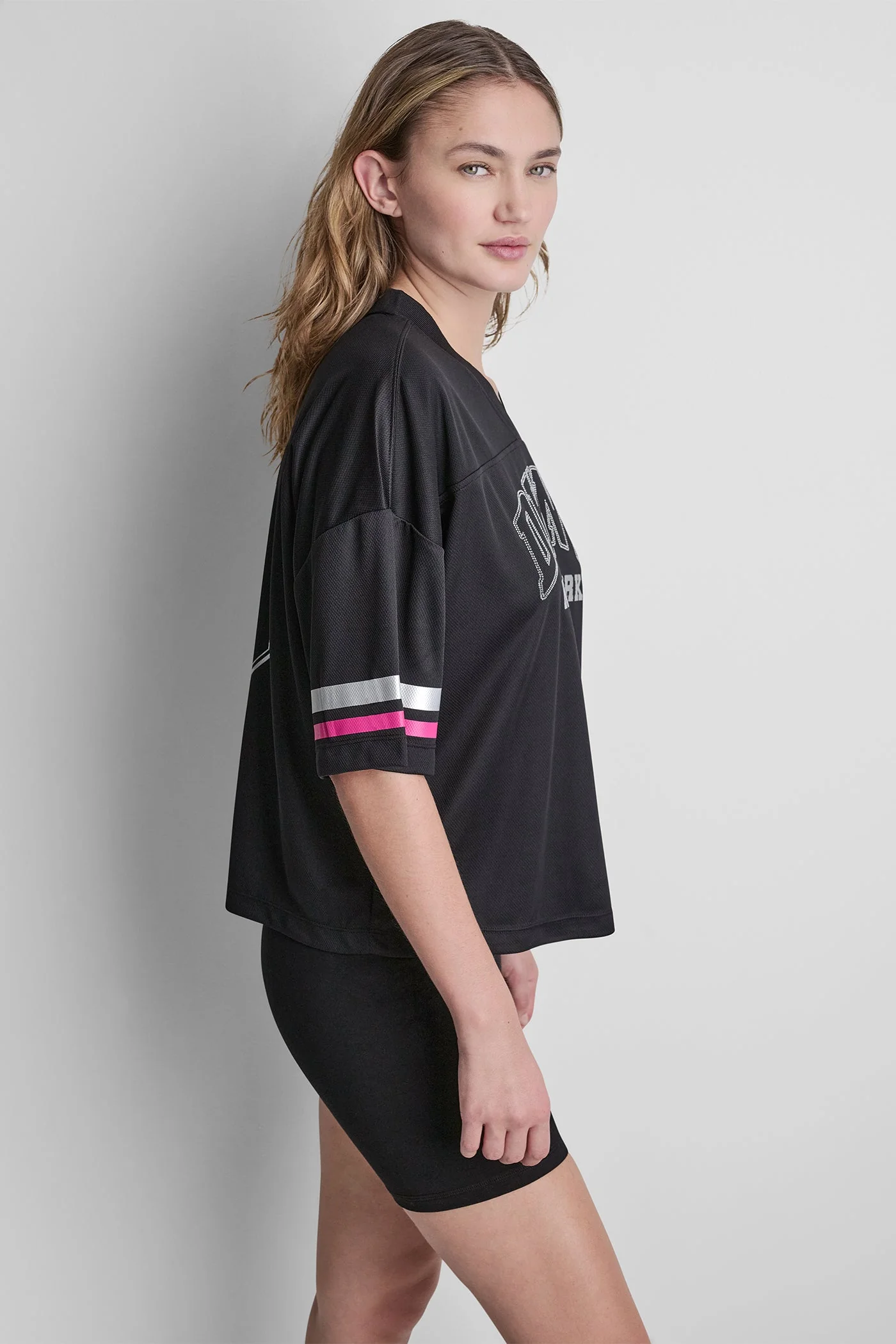 DKNY VARSITY RHINESTONE TOP - Image 5