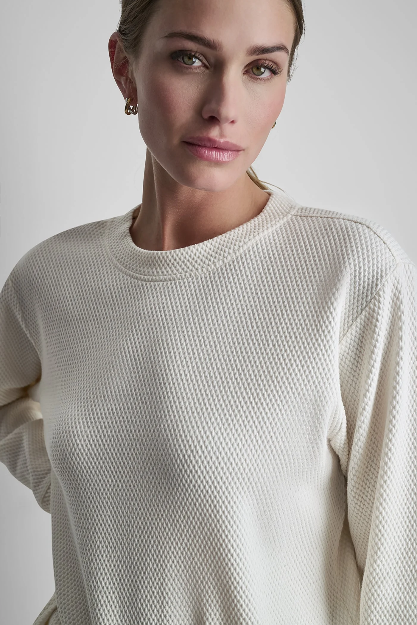 JACQUARD KNIT LONG SLEEVE TOP - Image 5